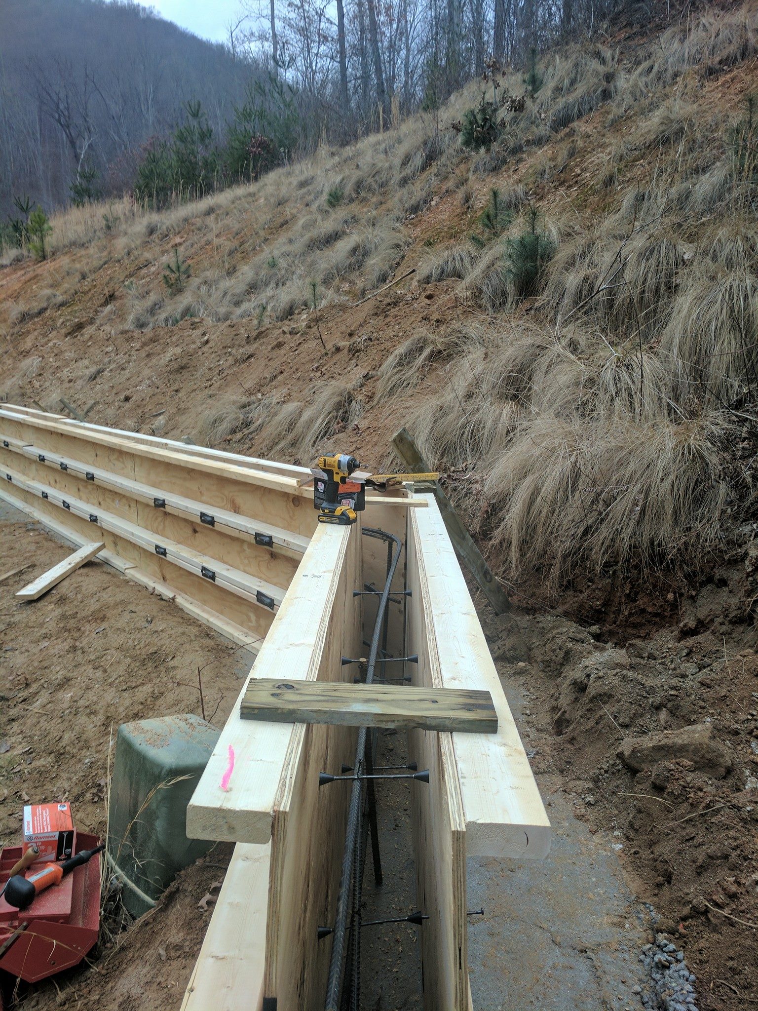 Slab wall forms